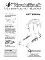 NordicTrack Viewpoint 8500 Treadmill User manual