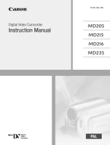 Canon MD215 User manual