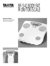 Tanita Scale BF-541 User manual