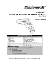 MasterCraft 054-2502-6 Owner's manual