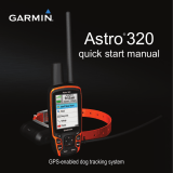 Garmin Astro 320 Quick start guide