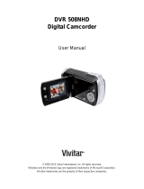 Vivitar DVR 548NHD User manual