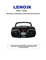 Lenoxx CDB830 User manual