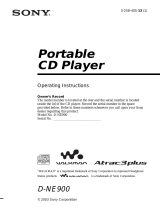 Sony D-NE900 User manual