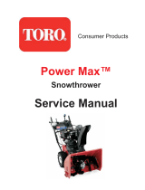 Toro Power Max User manual