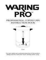 Waring CU-55 User manual