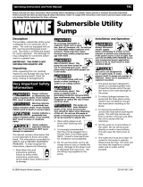 Wayne TSC User manual
