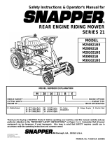 Simplicity SAFETY INSTRUCTIONS & OPERATOR'S MANUAL FOR SNAPPER REAR ENGINE RIDING MOWER SERIES 21 User manual