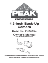 Peak Performance PKC0BU4 Owner's Manual And Warranty Information