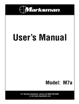 Marksman Marksman M7A User manual