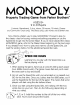 Hasbro Monopoly Owner's manual