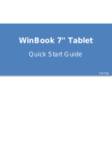 Winbook TW700 Quick start guide