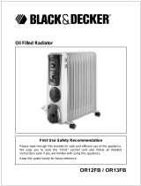 Black & Decker OR12FB User manual