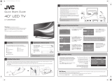 JVC LT-40C540 Quick start guide