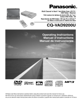 Panasonic CQVAD9200U Operating instructions
