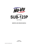 Nu-Vu SUB-123P Service and Repair Manual