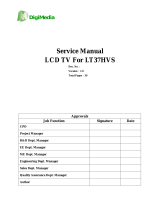 Olevia LT37HVS User manual