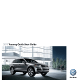 Volkswagen Touareg 2013 Quick start guide