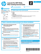 HP LaserJet Pro MFP M426-M427 f series Installation guide