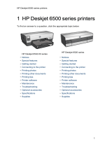 HP Deskjet 6500 series Owner's manual