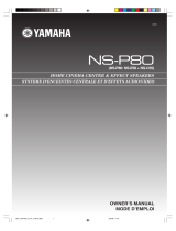 Yamaha NS-P80 Owner's manual