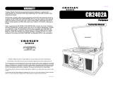 Crosley Radio CR2402A User manual