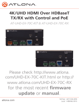 Atlona AT-UHD-EX-70C-KIT Owner's manual