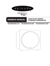 Episode ES-SUB-EVO6-100-WHT Owner's manual