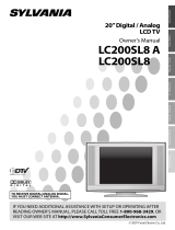 Sylvania LC155SL8P User manual