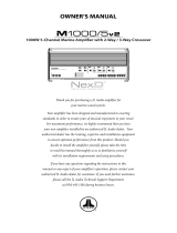 JL Audio M1000 Owner's manual