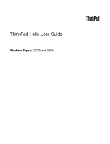 Lenovo ThinkPad Helix 20CH User manual