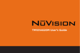 NuVision TM101A620M User manual