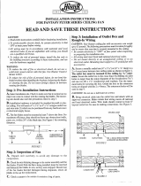 Hunter Fan 25972 Owner's manual