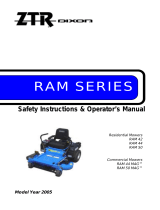 Dixon ZTR RAM 42 User manual