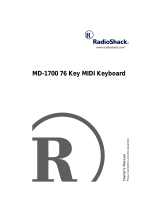 Radio Shack MD-1700 Owner's manual