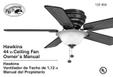 Hampton Bay Hawkins 44 in Ceiling Fan 122 135 User manual