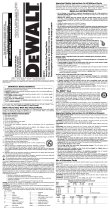 DeWalt DC012-CL User manual
