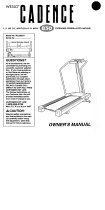 Weslo WLTL83540 User manual