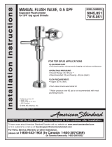 American Standard 6002.501.020 Installation guide