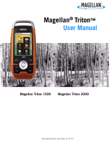 Magellan Triton 1500 - Hiking GPS Receiver User manual