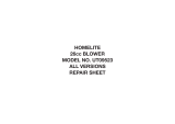 Homelite ut09523 Owner's manual