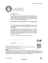 Vizio VO32OE - 32" LCD TV User manual