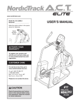 NordicTrack A.C.T. Elite User manual