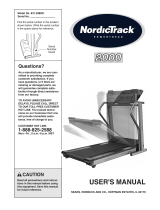 NordicTrack PowerTread 2000 User manual