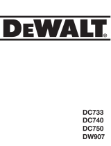 DeWalt DC740 User manual