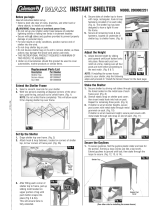 Coleman MAX Instant Shelter User manual