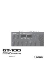 Boss GT-100 Owner's manual