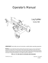 MTD Series 580 User manual