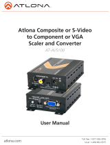 Atlona AT-AVS100 User manual