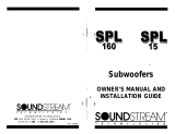 Soundstream Technologies SPL 170 User manual